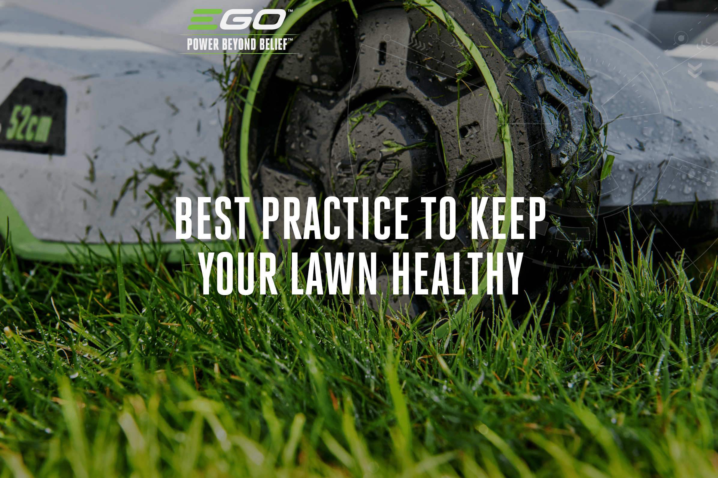 Best Practice To Keep Your Lawn Healthy - Ego Power+